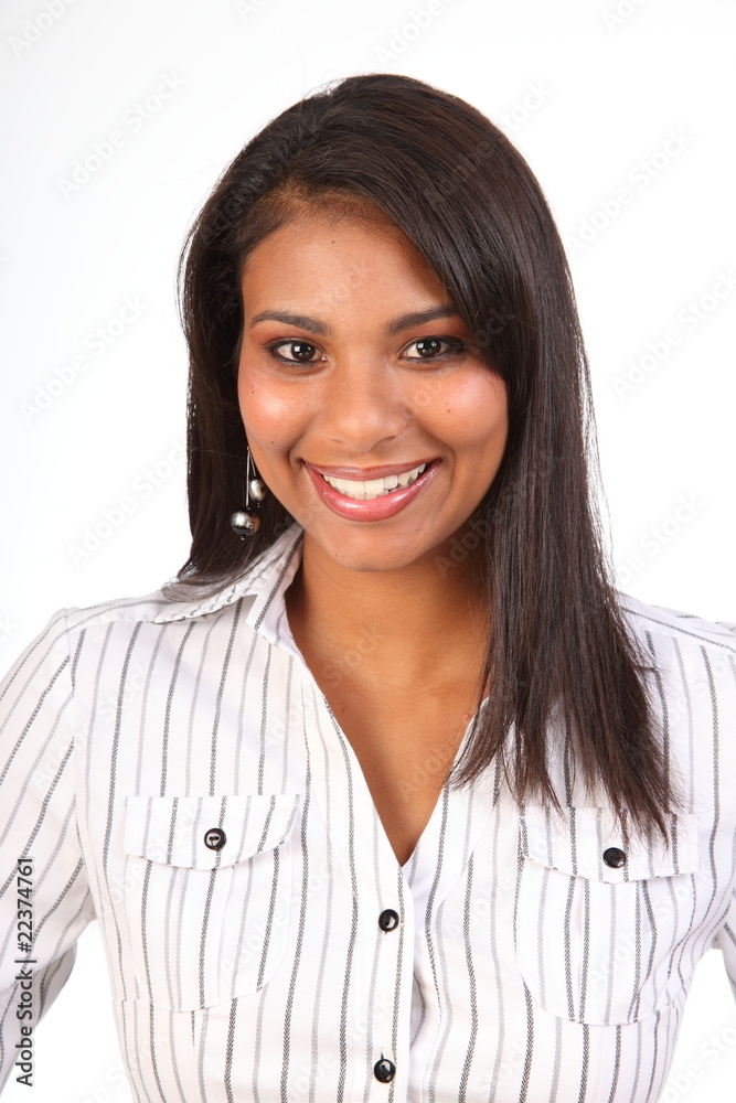 Portrait of beautiful smiling young business woman Portrait of beautiful smiling young business woman