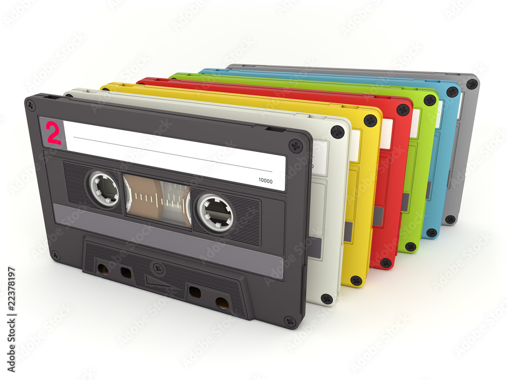 Obraz premium Audio cassettes