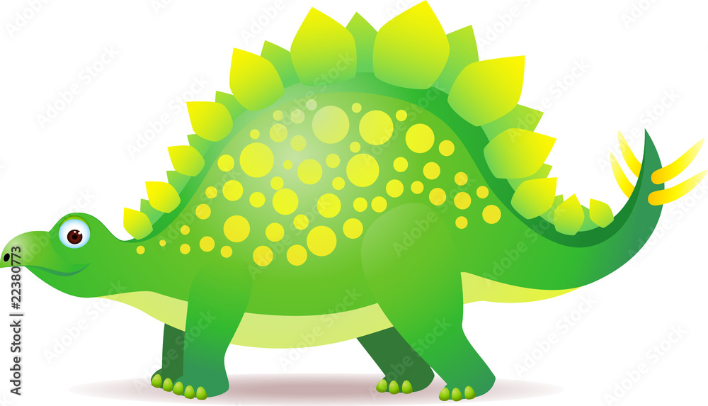 Cartoon stegosaurus Cartoon stegosaurus