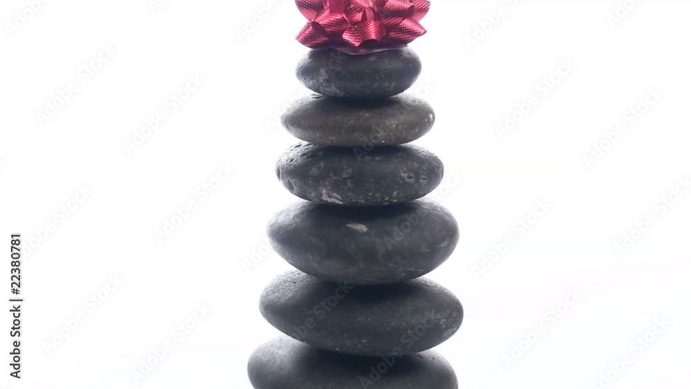 SPA stone and festive bow zoom out - HD