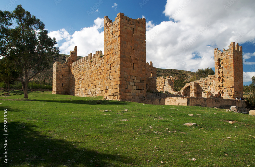 Castello Bizzantino a Ksar Lamsa in Tunisia