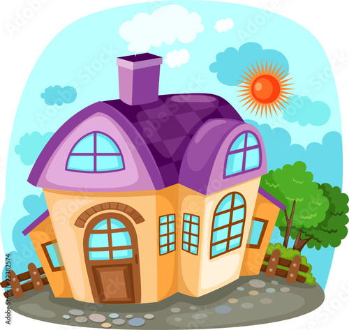 cartoon house