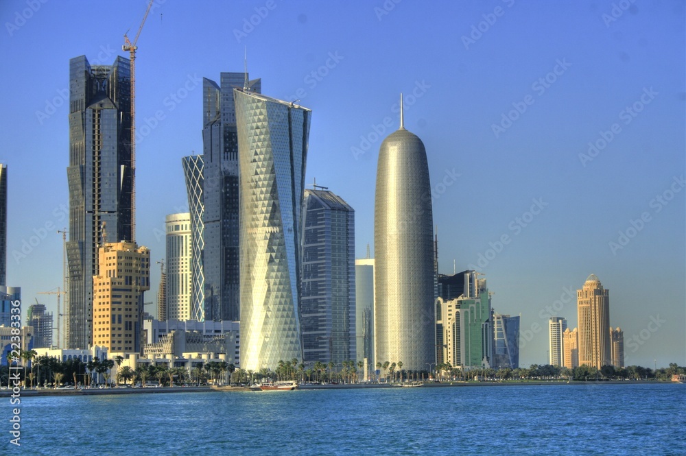 Obraz premium Doha Skyline - Katar / Qatar