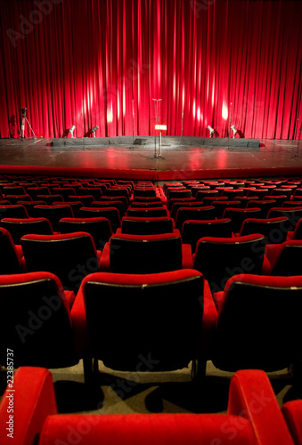 Cinema - Theater red interior