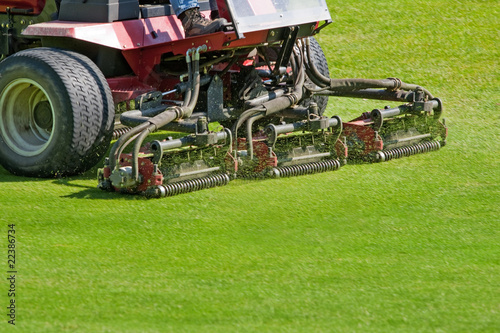 Rasenmäher Golfplatz