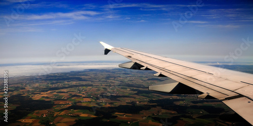 Wing of the plane