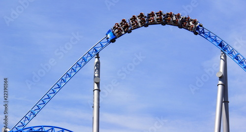 Grand huit, roller coaster, montagne russe - looping