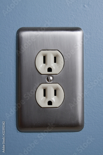 An North American electrical outlet