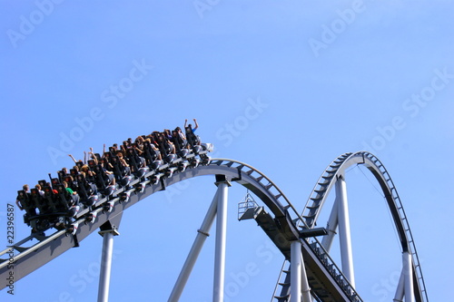 Roller coaster photo