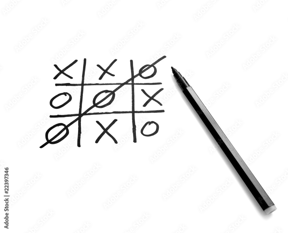 tic tac toe leisure game mental scribble tic tac toe leisure game mental scribble