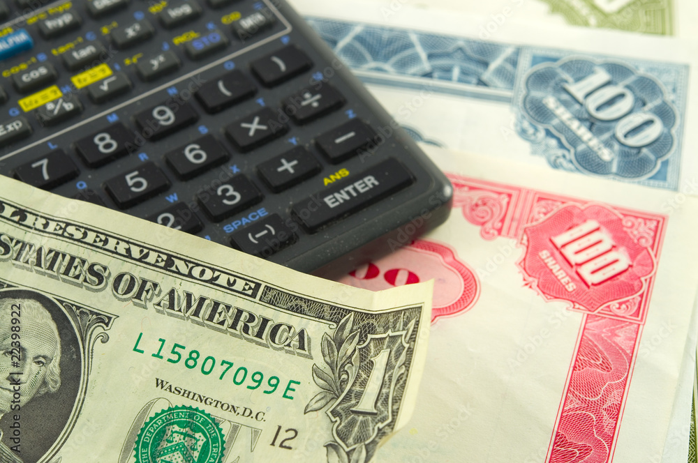 Fototapeta premium Aktie