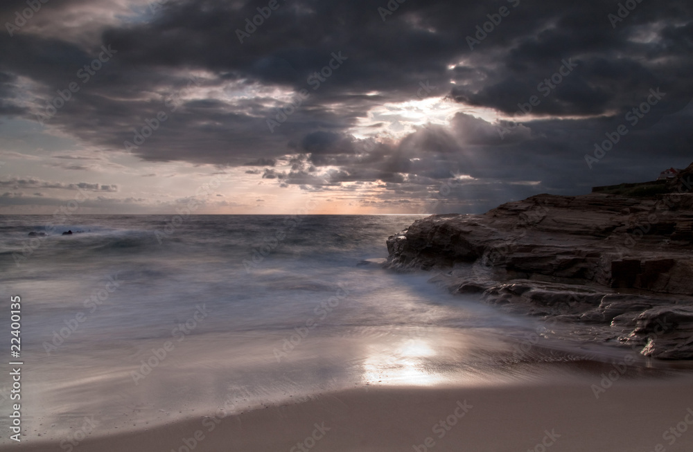 Fototapeta premium When the sunlight strokes the sea
