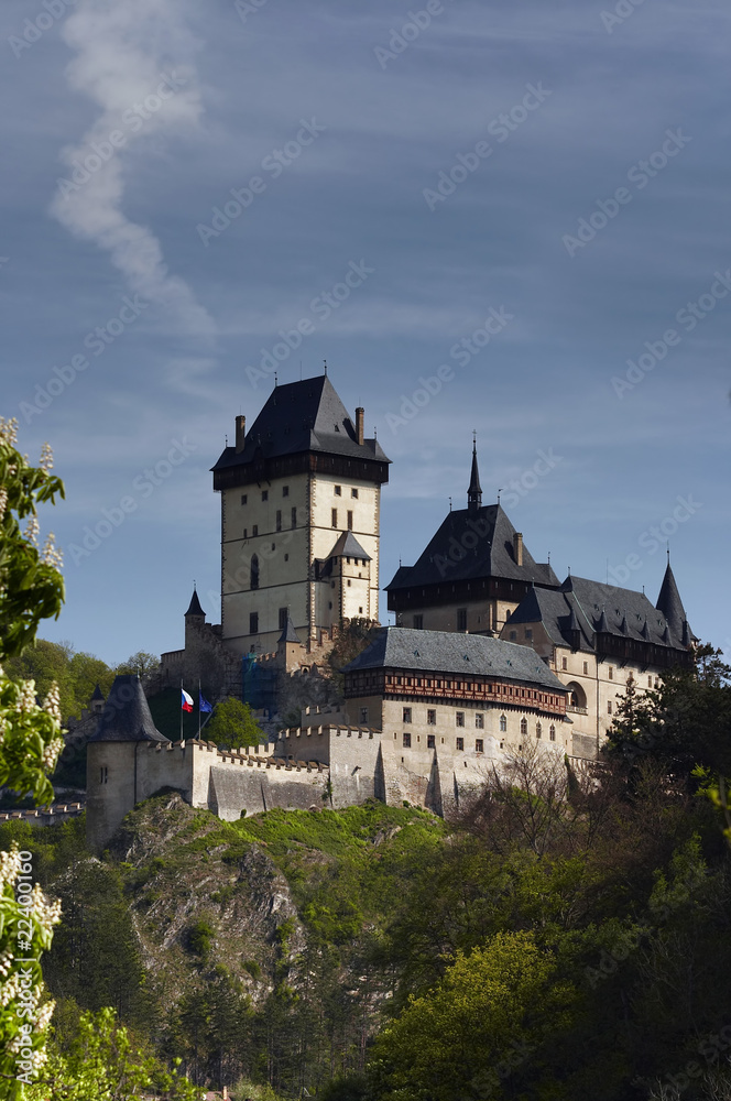 Karlstejn - famous Gothic castle founded 1348