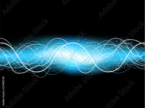 Electric blue background