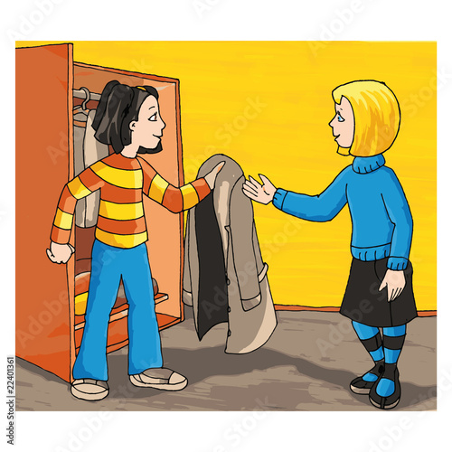 Il pleut, je te prête mon imperméable!