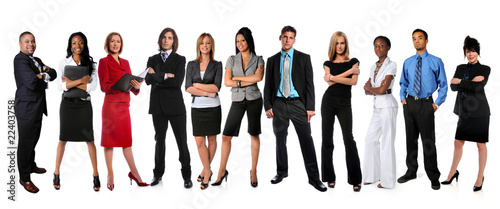 Young Businesspeople Standing