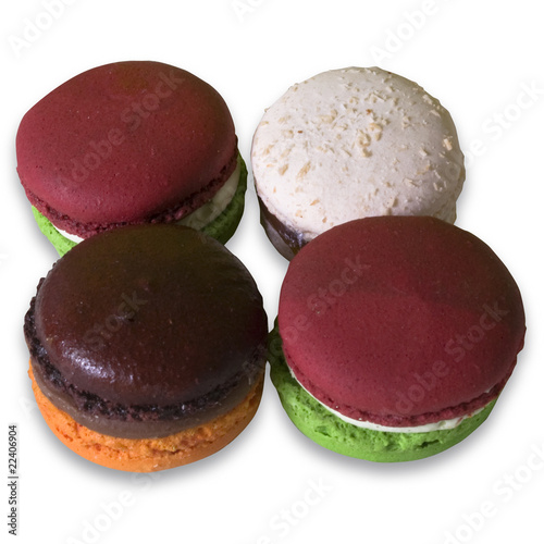 plateau de 4 macarons photo