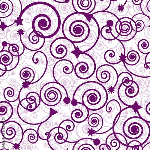 Seamless abstract swirl pattern