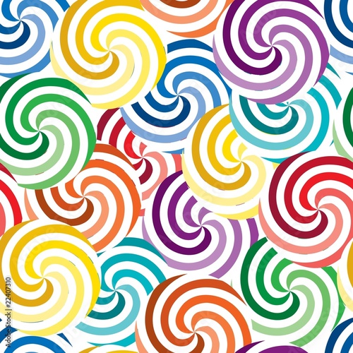 Seamless vivid swirl pattern