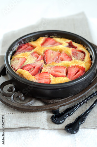Strawberry Clafoutis