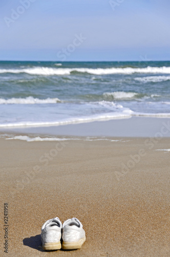 Shoes on the Beach