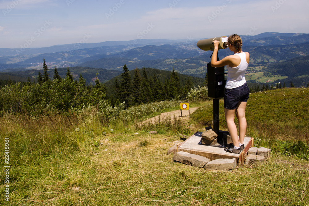 Naklejka premium mountain