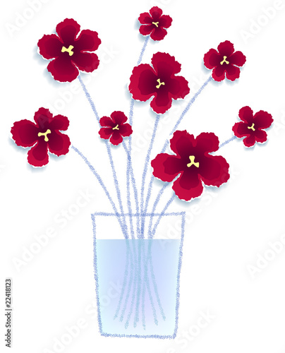 Flowers, vector illustration