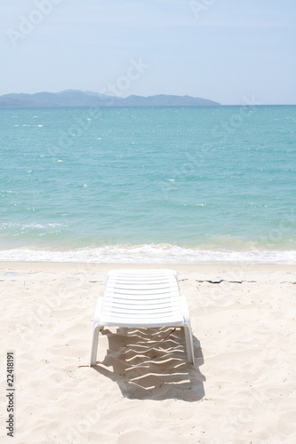 Chair on beach