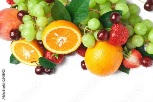 Still-life of fresh fruit