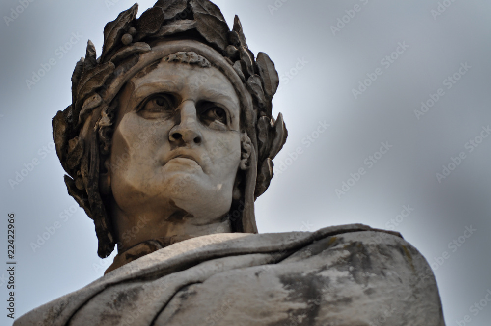 Obraz premium Dante Alighieri Statue