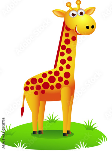 Cute giraffe cartoon