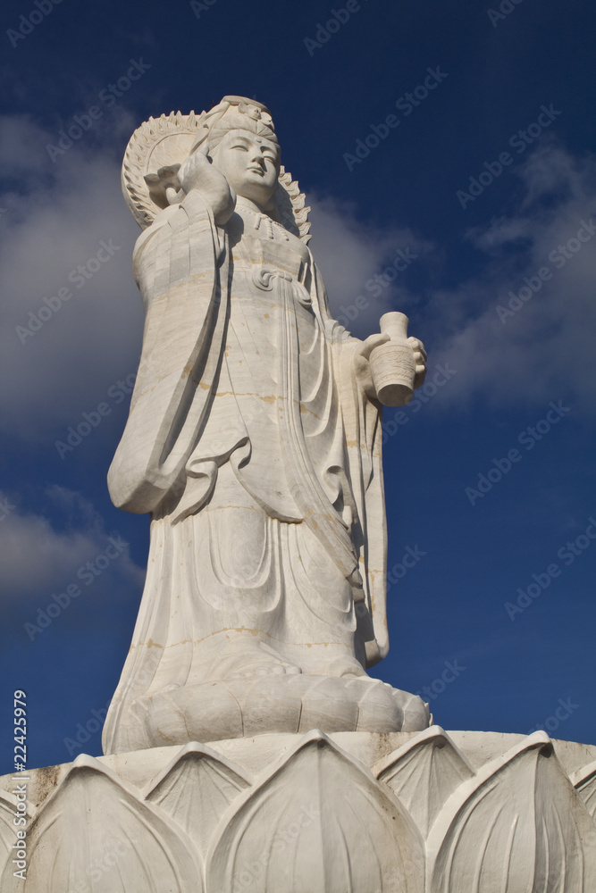 Statue of Gaunyin, one of most important god in Chinese culture.