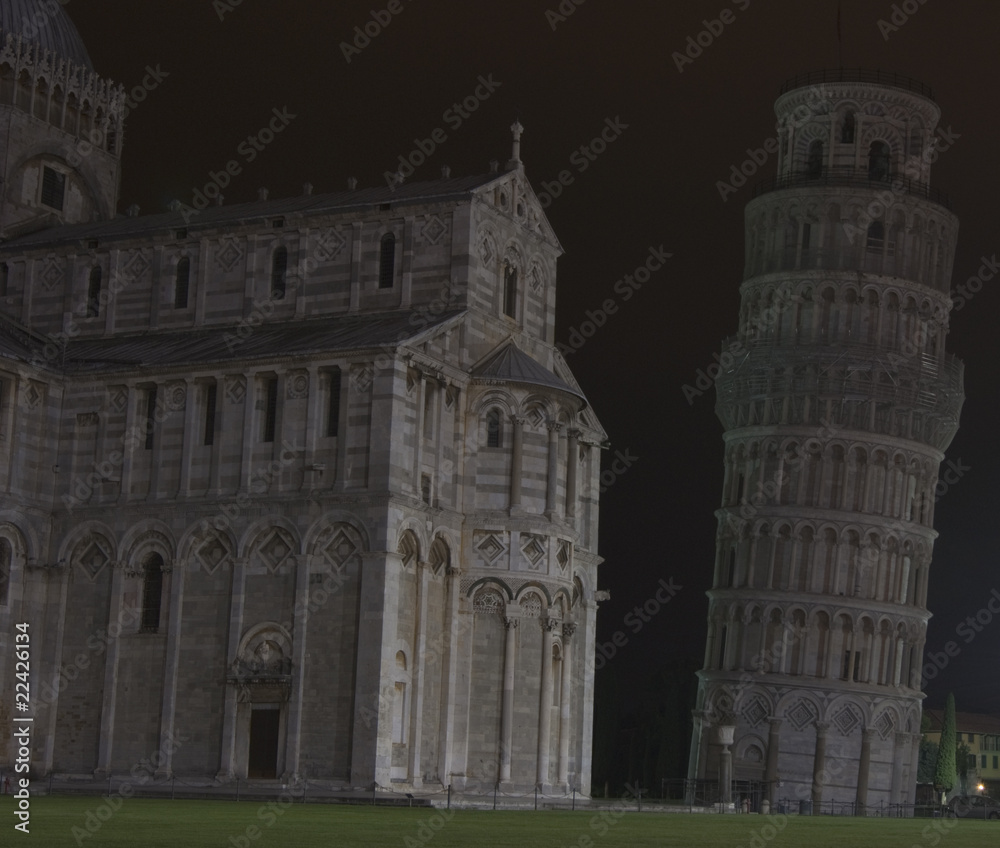Parte di Cattedrale&Torre pendente - Piazza dei Miracoli - Pisa