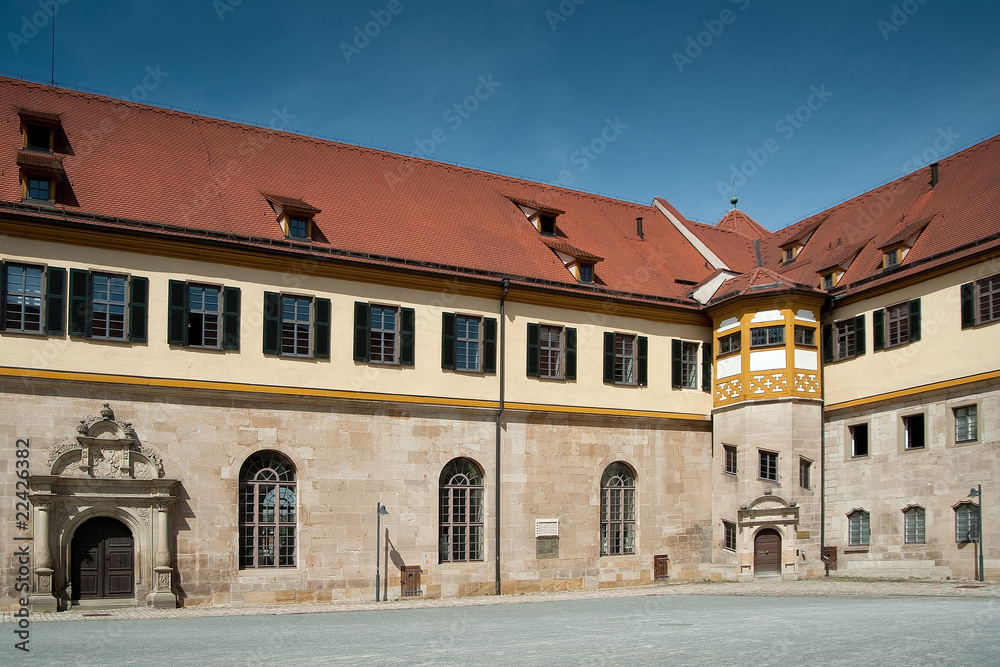 Blick in den Hof von Schloss Hohentübingen
