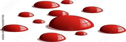 Gocce di Sangue-Blood Drops-Vector