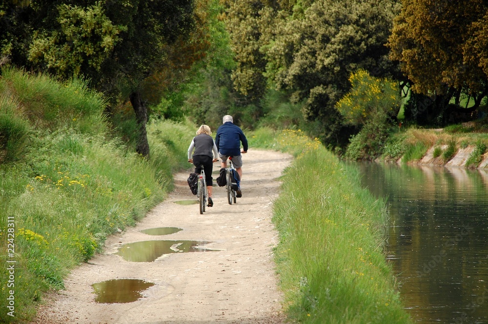 Naklejka premium cyclistes