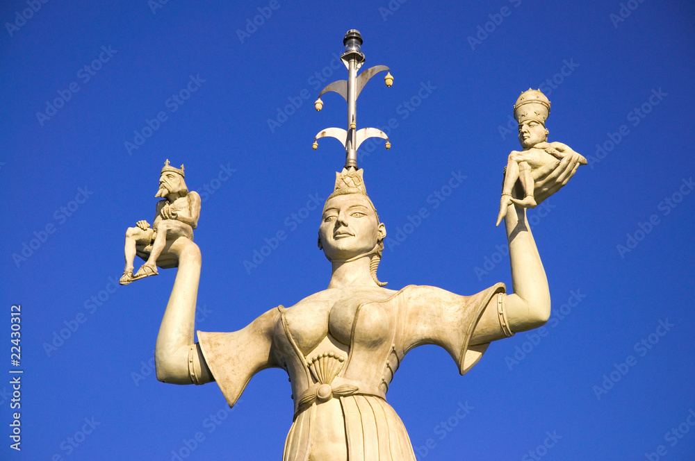 Fototapeta premium Imperia, Konstanz, Bodensee, Hafen