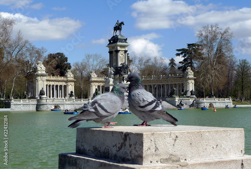 Lago del Parque del Retiro, Madrid