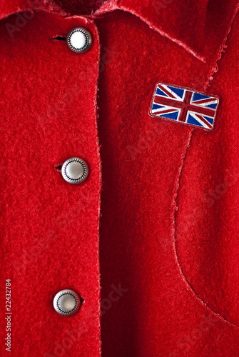 Coat with the Britain flag