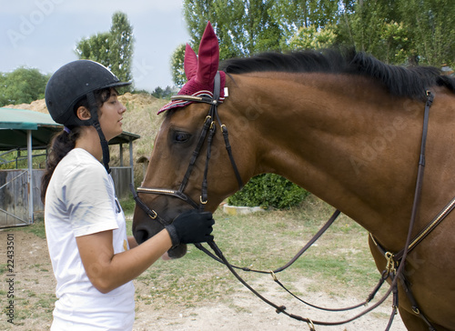 ragazza con il cavallo