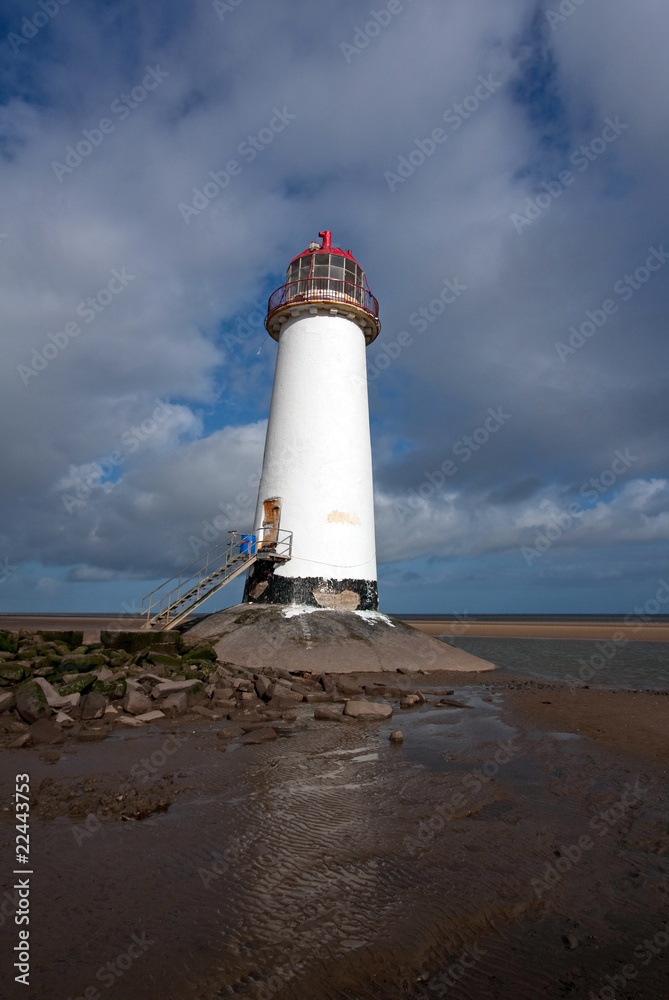 Lighthouse on Talacre Beach