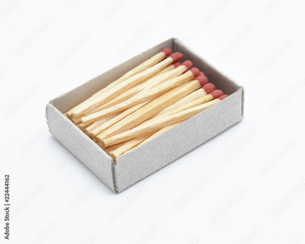 Matches are in a box