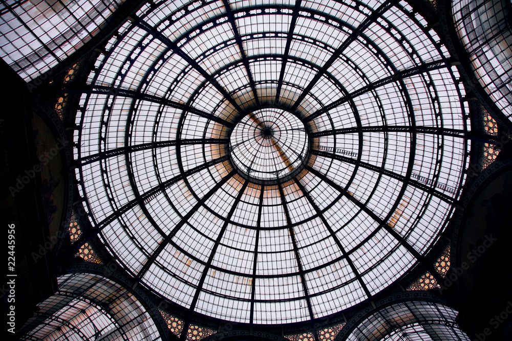 Glaskuppel, Galeria Vittorio Emanuele/Mailand