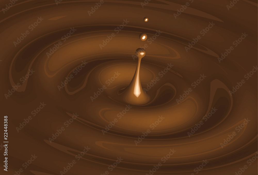 Drop of chocolate Drop of chocolate
