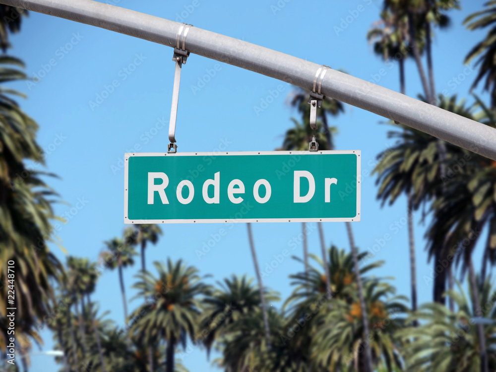 Fototapeta premium Rodeo Drive Sign