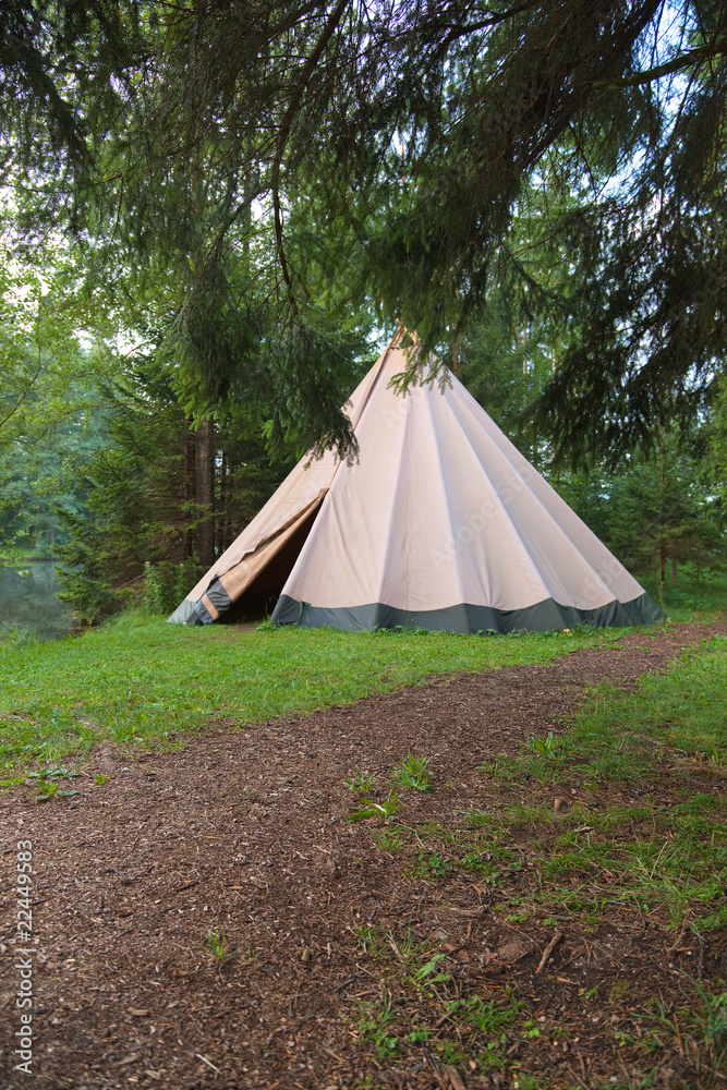 Shelter in forest Shelter in forest