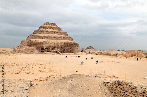 Aegypten, Saqqara, Stufenpyramide