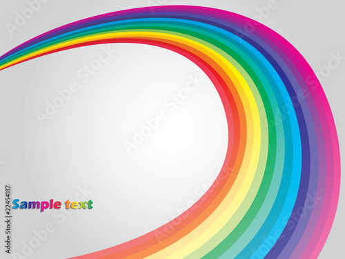 Curling rainbow