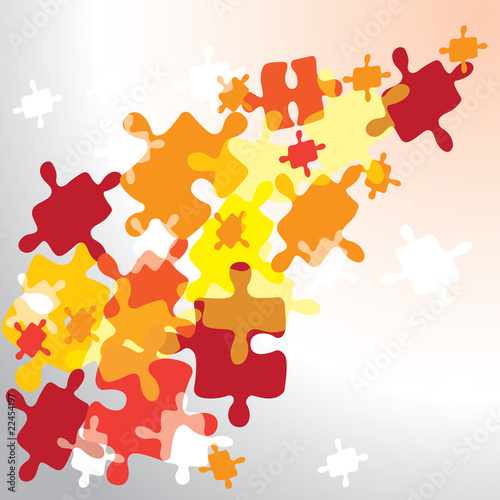 Abstract  puzzles background