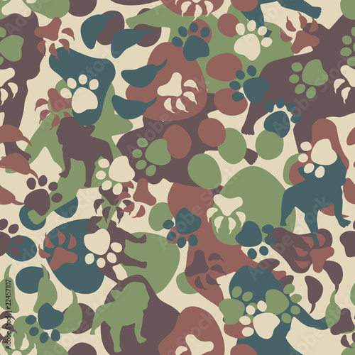 Dog Camouflage Pattern